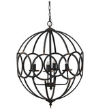 ZNTS 4 - Light Metal Chandelier, Hanging Light Fixture with Adjustable Chain for Kitchen Dining Room W2078138925