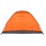 ZNTS 1-Person Waterproof Camping Dome Tent Automatic Pop Up Quick Shelter Outdoor Hiking Orange 98933738