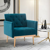 ZNTS COOLMORE Accent Chair ,leisure single sofa with Rose Golden feet W153981349