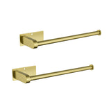 2 Pack Paper Towel Holder Wall Mount, Self-Adhesive or Drilled Paper Towel Holder Under Cabinet. W2287P151999