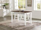 Bar Table and Chairs Set, 4 Piece Table Set, Industrial Breakfast Table Set, for Living Room, W487P331242