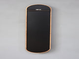 9.5x2x47.2" Decorative Rubber Frame Mirror with Elongated Oval Frame, Brown W2078P195626