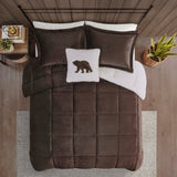 King Plush to Sherpa Down Alternative Comforter Set B035100493