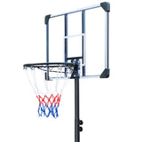 ZNTS Basketball Hoop Portable Basketball Goal for Indoor Outdoor Basketball Stand 5.6-7 ft Adjustable 32 84237129