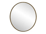 Iron Art Oval Retro Mirror, Antique Effect, Wall Hanging, Suitable For Bathroom, Bedroom, Living W757P251824