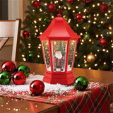 64" Christmas Streetlamp Lantern 60 Warm LEDs, 8 Xmas Melodies, 2 Display Ways, ABS/PP/PVC, Red, 02304289