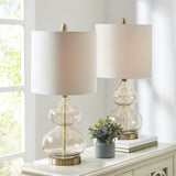 Ellipse Curved Glass Table Lamp, Set of 2 B03594969