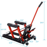 ZNTS Hydraulic Motorcycle Lift Jack, 1500 LBS Capacity ATV Scissor Lift Jack, Portable Motorcycle Lift W46566960