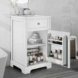 ZNTS 20" Bathroom Vanity with Sink, Bathroom Cabinet with Soft Closing Door, Storage Rack and Adjustable 41060503