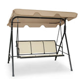 3-person garden swing Brown 58979524