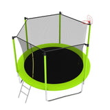 ZNTS 10FT Trampoline for Kids, Basketball Hoop and Ladder, Outdoor Kids Trampoline with Safety 41678425