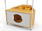 Corner Cat Tower, Cat Tree with Scratching Post, Cat Condo with Feeding Station and Climbing 50538804
