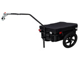 Bike Cargo with Support Bar, 600D PVC Waterproof Cover, Removable Box, Utility Bike Wagon W465P347198