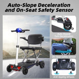 MOBIFREE Powered Lightweight Manual Folding Mobility Scooter M2020 for Adults and Seniors. GL-W2923P220470