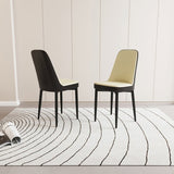A set of 2 dining chair, modern style chair made of high-quality PU Leather fabric with thick soft W2189P166108
