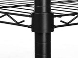 3-Tiers Large Size Heavy Duty Wire Shelving Garment Rolling Rack Clothing Rack 24162774