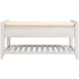Shoe Rack with Cushioned Seat and Drawers, Multipurpose Entryway Storage Bench 32558699