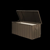 100 Gallon Outdoor Storage Deck Box Waterproof, Large Patio Storage Bin for Outside Cushions, Throw W1859P168258