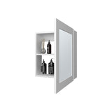 Payson Medicine Cabinet in Melamine With Included Mirror, White B128P237154