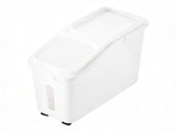 11.4 Gallon / 50L Airtight Storage Bin with Wheels & Scoop, Large Capacity Container for Rice, 73780924