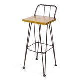 DENALI INDUSTIAL WOOD AND METAL BARSTOOL 61328.00