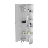 Los Angeles Linen Cabinet, Five Shelves, One Cabinet, Divisions B128P148737