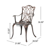 Tucson Dining Chair, Black Copper 50737.00MP2