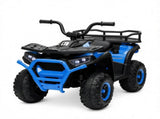 Blue 12V Kids 4-Wheeler ATV Quad, Ride-On Quad with Spring Suspension, LED Lights & Music USB 38037870