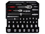 799pcs Aluminum Trolley Case Tool Set Silver 51163500