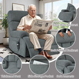 Oversized Power Lift Recliner Chair for Elderly, Electric Fabric Recliner Chair for Seniors, Home W1028P261272