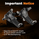 Front 3.5in Lift Spindles For Ford F150 Expedition 1997-2003 Heritage 2004 2WD 24084806