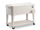 80QT 87.5*38.5*91cm Rectangular Plastic Box Iron Leg Tube Insulation 58455413