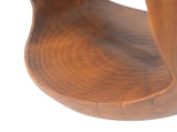 MGO Hollow Side Table, Wood-like texture,antique brown Color N770P212235A