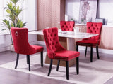 Classic Velvet Dinings, High-end Tufted Solid Wood Contemporary Velvet Upholstered Dining 70673798