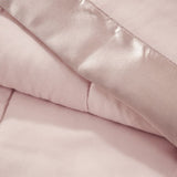 Lightweight Down Alternative Blanket with Satin Trim B03598496
