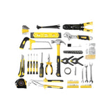 ZNTS 218 Piece Tool Set General Household Hand Tool Kit with Plastic Toolbox Storage Case Yellow 91250480