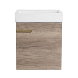18 inch Bathroom Vanity With Top, Small Bathroom Vanity And Sink W999P149895