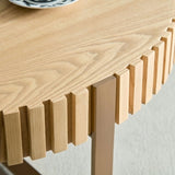 Modern Handcraft Drum Coffee Table 31.5 inch Round Coffee Table for Living Room,Small Coffee Table W2582P167668