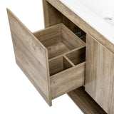 30" Modern Wood Fixture Bathroom Vanity, Bathroom with Sliding Drawer, Bathroom Storage N710P247136P