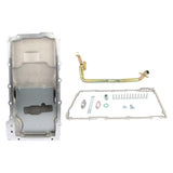 Fit for GM LS1/LS2/LS3 4.8 5.3 5.7 6.0 6.2 Retro Oil Pan Low Profile Aluminum, Pick Up, Gasket,Plate 51726343