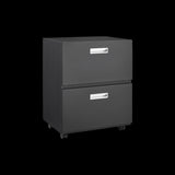 ZNTS Office furniture Copier Cabinet black 2 door steel copier stand mobile pedestal file Printer Stand 68358182