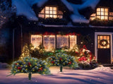 Lifelike Artificial Christmas Tree with 8 Lighting Modes, 50 Warm LEDs, Auto Timer & IP44 17801308