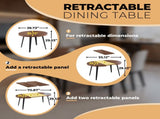 Extendable table,DINING TABLE,OFFICE TABLE,COFFEE TABLE,metal leg,MDF W234P288306