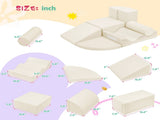 7-Piece Indoor Climbing Foam for Kids, Soft PU Toddler Climbing Toys, Indoor Climb and Crawl N710P325522K