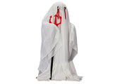 4.3ft Halloweenations Outdoor Life Size Animatronics Ghost with Trident, Sound-Actived Party 86483055