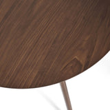 ZNTS Wood Counter Height Round Dining Table, Brown, 35.4"D x 35.4"W x 36"H 58913.00WNT