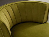 COOLMORE 360 Degree Swivel Cuddle Barrel Accent Sofa Chairs, Round Armchairs with Wide Upholstered, W395102773