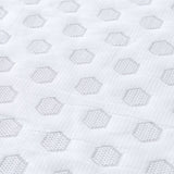 Hypoallergenic 3" Cooling Gel Memory Foam Mattress Topper with Removable Cooling Cover B03595140