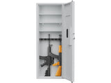 53" Fingerprint Touch Panel In-Wall Safe,Hidden Wall Gun Safe for Rifles with Adjustable 83302591