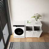 Laundry Cabinet ,with 2 Removable Liner Bags W331P206345